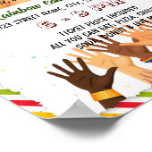 Flyer-Poster zum Tag des kulturellen Diversity Poster (Ecke)