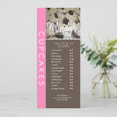 Flyer-Preisliste C für hausgemachte Backwaren Einladung (Stehend Vorderseite)