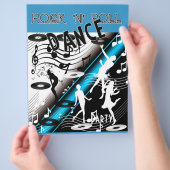 Flyer Rock 'n' Roll Retro Dance Party (Hand)
