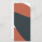 Flyer Salon Terracotta Navy Einladung (Rückseite)