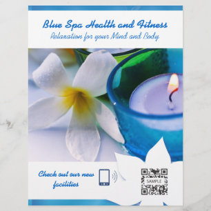 Flyer Template Blue Wellness-Center