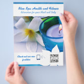 Flyer Template Blue Wellness-Center (Hand)