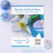Flyer Template Blue Wellness-Center (Einzeln)
