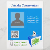 Flyer Template Conservative Party (Vorne)