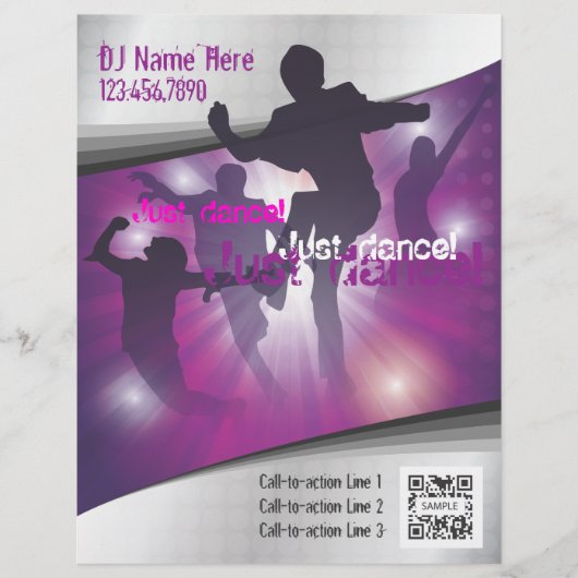 Flyer Template Dance (Vorne)