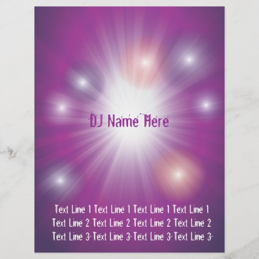 Flyer Template Dance (Hinten)