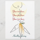 Flyer Template Gesund leben (Hinten)