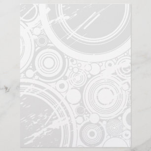 Flyer Template: Grunge Circles: Vector Art