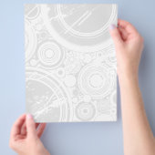 Flyer Template: Grunge Circles: Vector Art (Hand)