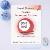 Flyer Template Japanisches Restaurant (Einzeln)