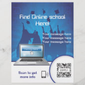 Flyer Template Online Grad (Vorne)