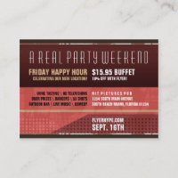 Flyer-Übertreibungs-geheimes Versteck-Party