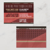 Flyer-Übertreibungs-geheimes Versteck-Party Visitenkarte (Vorne/Hinten)