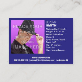 Flyer-Übertreibungs-königliches Visitenkarte