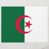 Flyer unter der Flagge Algeriens (Vorne)
