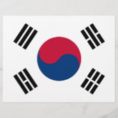Flyer unter der Flagge Südkoreas (Hinten)