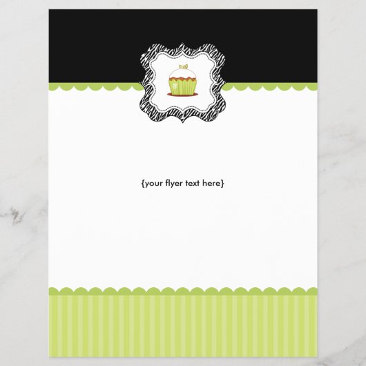 Flyer von Cupcake Shop oder Bäckerei (Vorne)