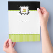 Flyer von Cupcake Shop oder Bäckerei (Hand)