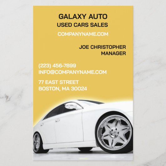 Flyer von Gebrauchtwagen (Vorne)