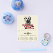 Flyer von Teelagelschildern für Haustiere - Person (Einzeln)