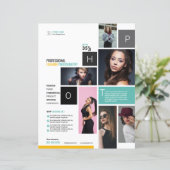 Flyer-Vorlage für Fotografie (Stehend Vorderseite)
