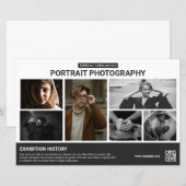 Flyer-Vorlage für Fotografieausstellung (Vorne/Hinten)
