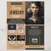 Flyer-Vorlage für Schmuck Store (Vorderseite)