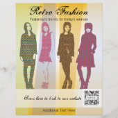 Flyer-Vorlage Retro-Mode Flyer (Vorne)