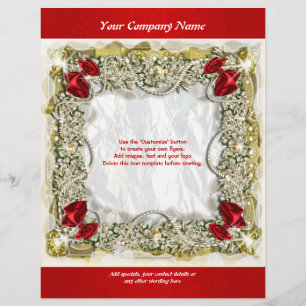 Flyer-Vorlage Weihnachtsaktionen Marketing Flyer