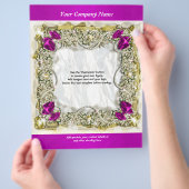 Flyer-Vorlage Weihnachtsfeiertage Marketing Flyer (Hand)