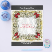 Flyer-Vorlage Weihnachtsfeiertage Marketing Flyer (Einzeln)