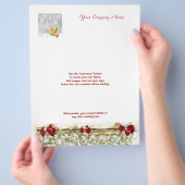 Flyer-Vorlage Weihnachtsfeiertage Marketing Flyer (Hand)