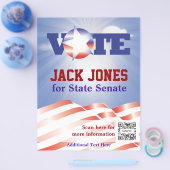 Flyer-Vorlagenwahlschreiben Senat Flyer (Einzeln)