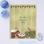 Flyer - Weihnachts-Kakao-heiße Schokolade-Lebkuche (Einzeln)