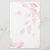 Flyer, wer bin ich? Pink Watercolor-Flyer Flyer (Hinten)