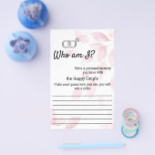 Flyer, wer bin ich? Pink Watercolor-Flyer Flyer (Einzeln)