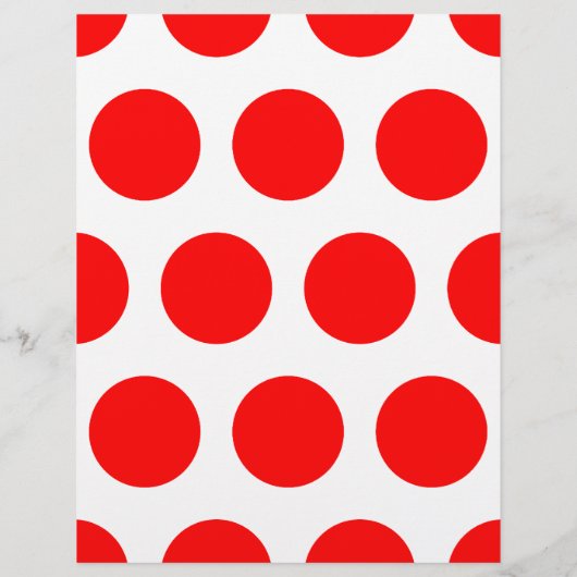 Flyer "White and Red Polka Dots" (Hinten)