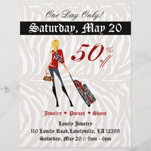 Flyer Zebra Handbag Gehäuse Red Tan (Hinten)