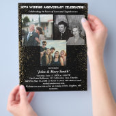 Flyer zum 50. Hochzeitstag (Hand)