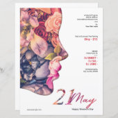 Flyer zum Frauentag (Vorne/Hinten)