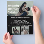 Flyer zum Hochzeitstag (Hand)