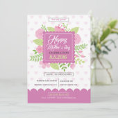 Flyer zum Muttertag Einladung (Stehend Vorderseite)