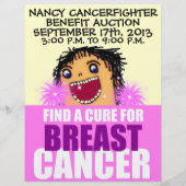 Flyer zum Nutzen von Brustkrebs (Hinten)