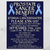 Flyer zum Nutzen von Prostatakrebs (Vorne)