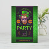 Flyer zum Party Saint Patrick Einladung (Stehend Vorderseite)
