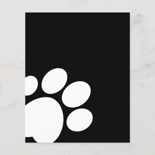 Flyer zum Sitzen von Hunden oder Haustieren (Hinten)