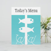 Flyer zum Thema Meeresfrüchte (Stehend Vorderseite)