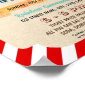 Flyer zum Thema Rotfeuerwagen Poster (Ecke)