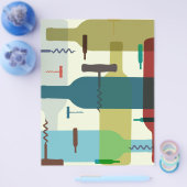 Flyer zum Thema Weinflaschen (Einzeln)