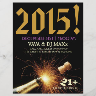 Flyer zur Ankündigung von Veranstaltungen im neuen